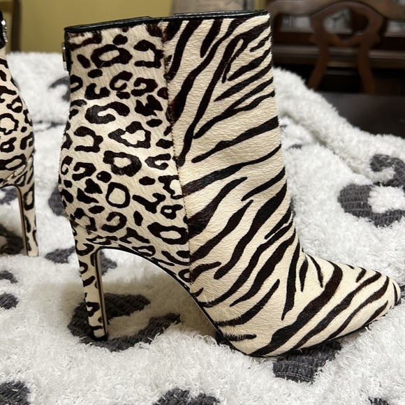 Guess Cow Hair Stiletto Booties - Picture 6 of 10